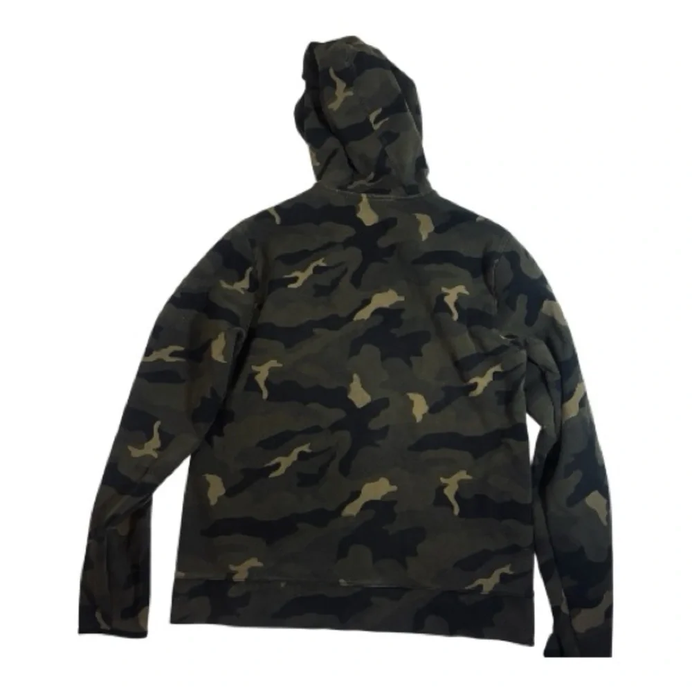 Old Navy Dynamic Fleece Zip Hoodie Size M Streetwear MilitaryCore Woodland Camo